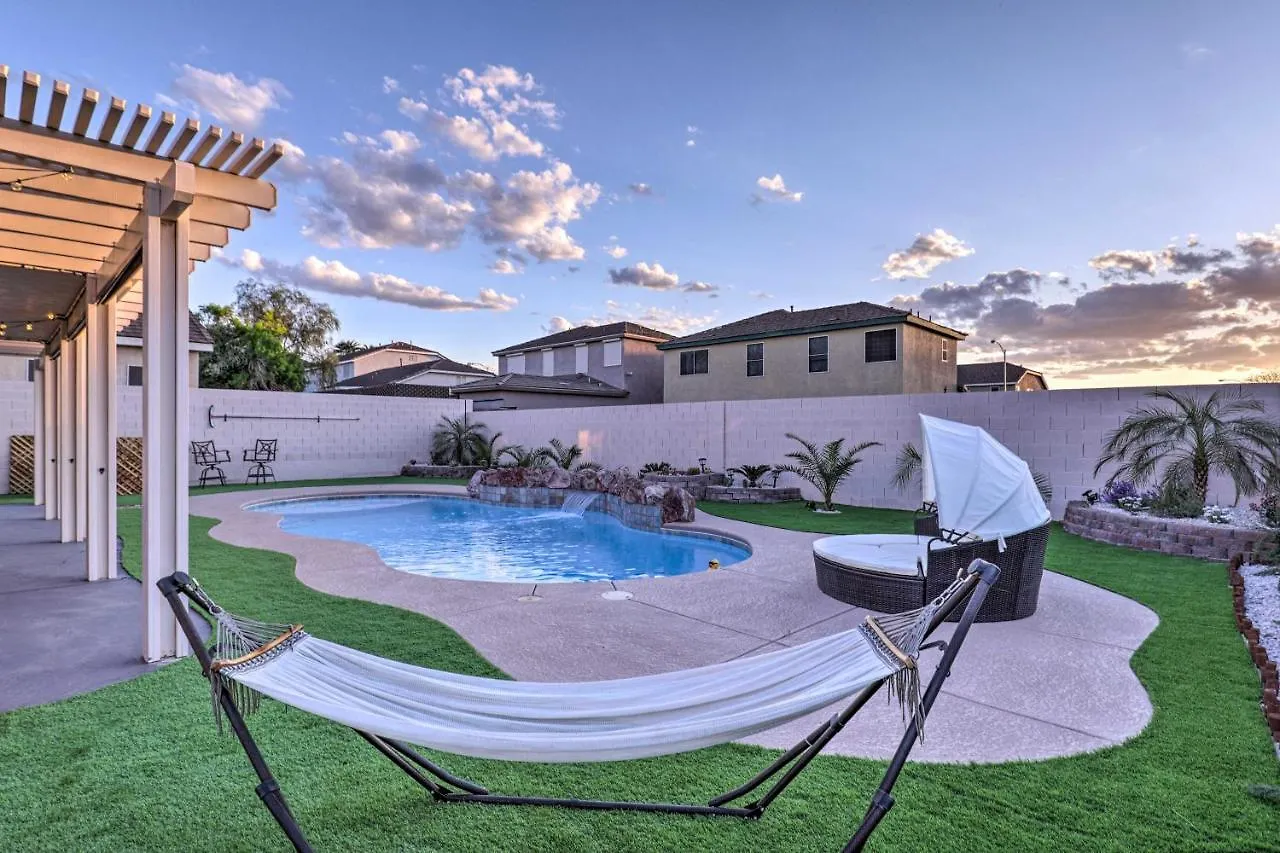 Feriehus Luxurious Vegas Digs Hot Tub, Bbq, Cabana And More! Las Vegas